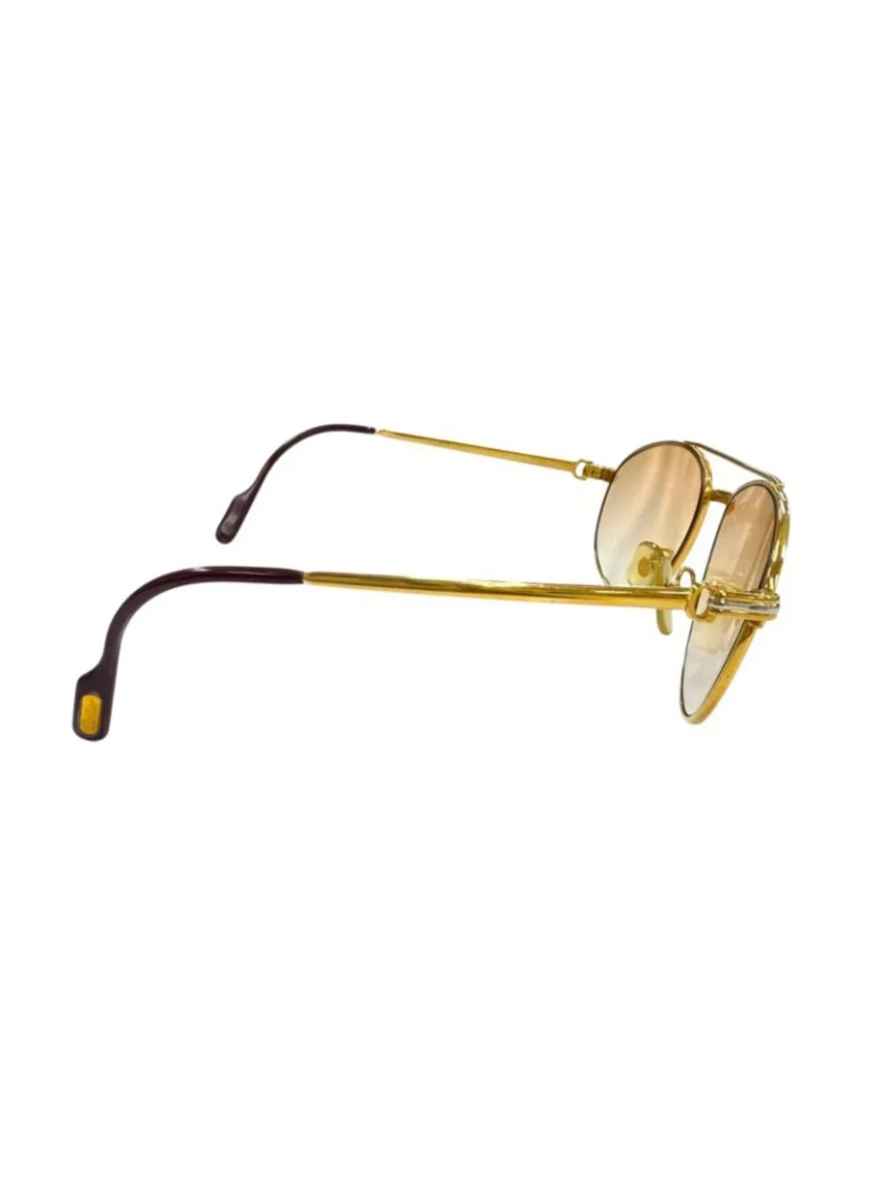 Cartier Vintage Trinity Two Bridge Teardrop Gradient Eyewear Sunglasses 54 16